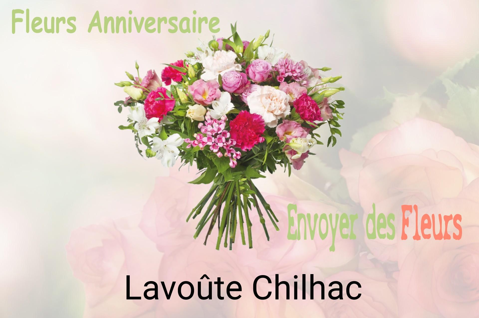 Bouquet de fleurs d’anniversaire livré à Lavoûte-Chilhac