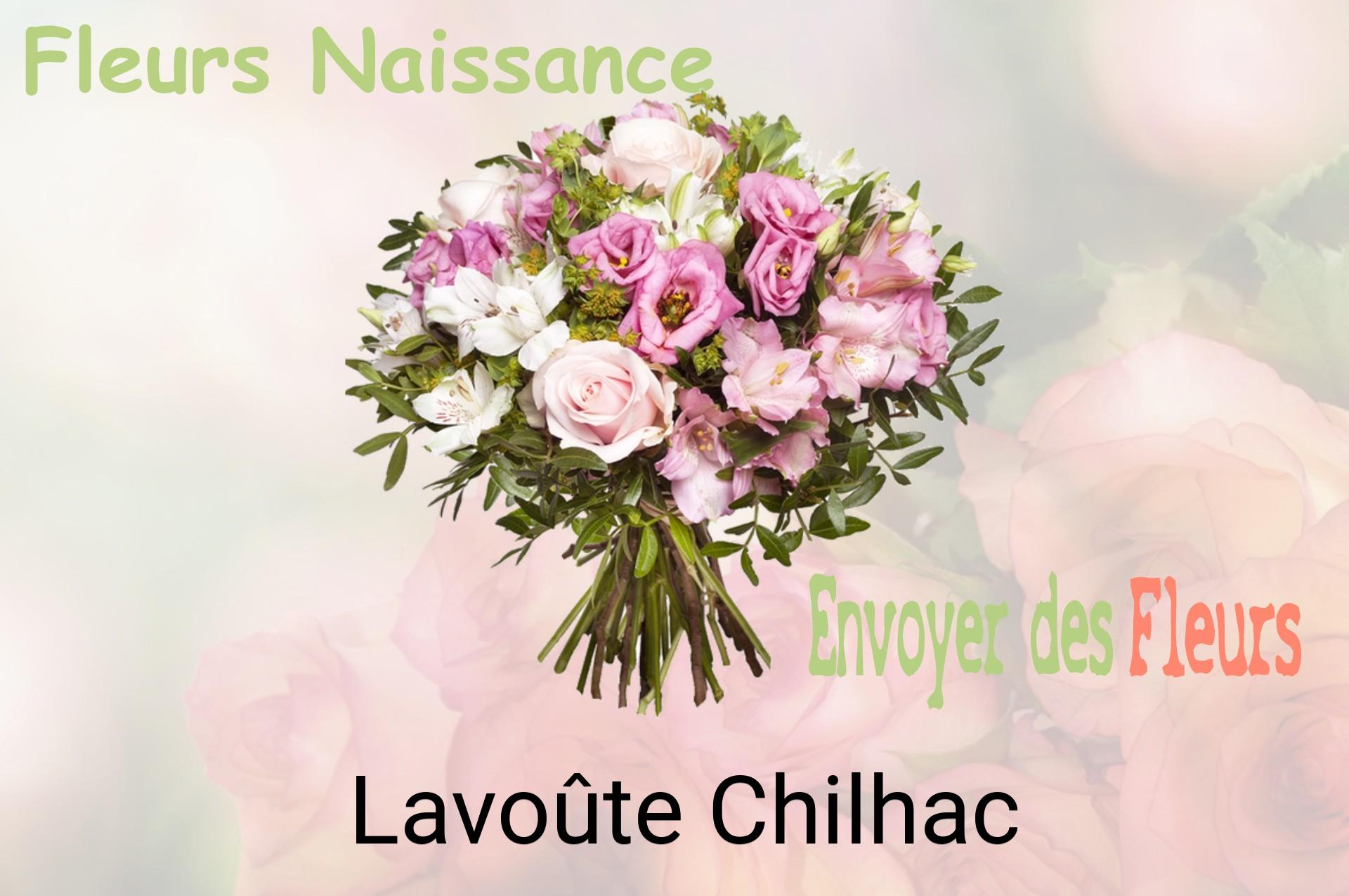 Bouquet de fleurs de naissance livré à Lavoûte-Chilhac